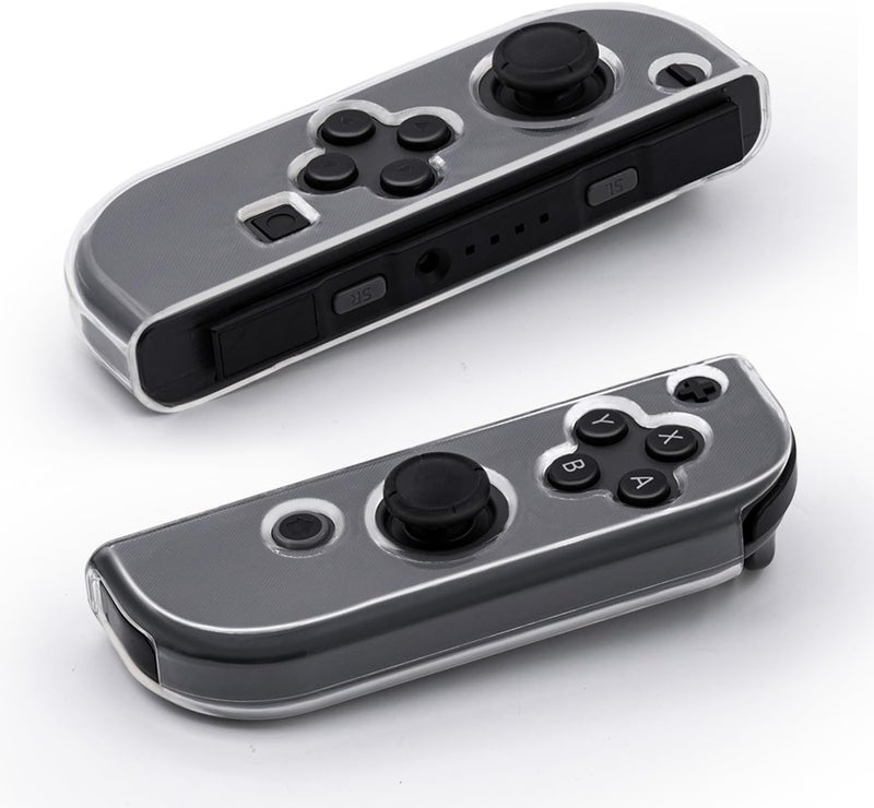 Mcbazel Transparent TPU Case for Switch JoyCon Controllers, Protective Cover Anti-Slip Grip Clear Skin Compatible with NS Switch/OLED(NOT for NS 2) - Image 2