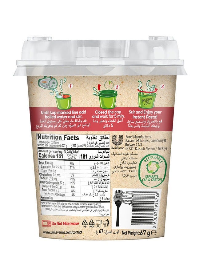 Knorr Napoletana Sauce Pot Instant Pasta 67g - Image 2