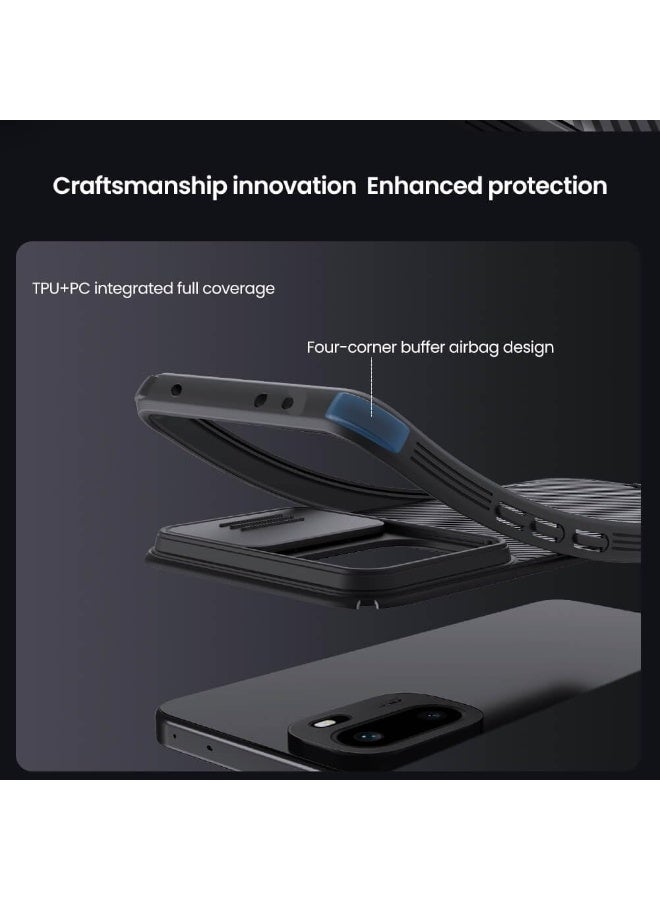 Nillkin Case Designed for Oneplus Ace 6 Ace 6T Oneplus 15R nillkin CamShield case Protective Cover with Camera Protector Hard PC Ultra Thin Anti-Scratch Phone Case For One Plus 15R Black - Image 3