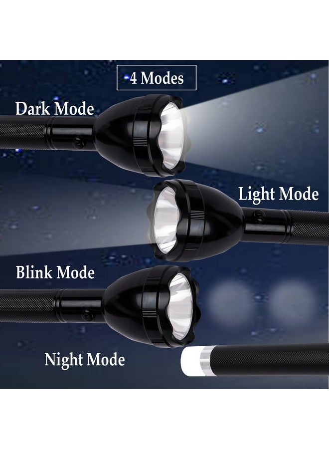 Care4 رعاية 4 L-700x ضغط طويل للإشارة، 4 أوضاع وظيفة، مدى 1000 متر في الهواء الطلق، المنزل، مصباح السفر، محول شحن USB للشحن السريع. مصباح (أسود: قابل لإعادة الشحن) - Image 5