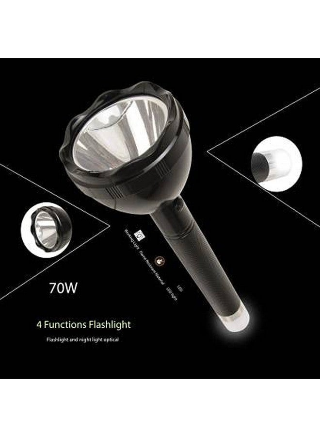 Care4 رعاية 4 L-700x ضغط طويل للإشارة، 4 أوضاع وظيفة، مدى 1000 متر في الهواء الطلق، المنزل، مصباح السفر، محول شحن USB للشحن السريع. مصباح (أسود: قابل لإعادة الشحن) - Image 2