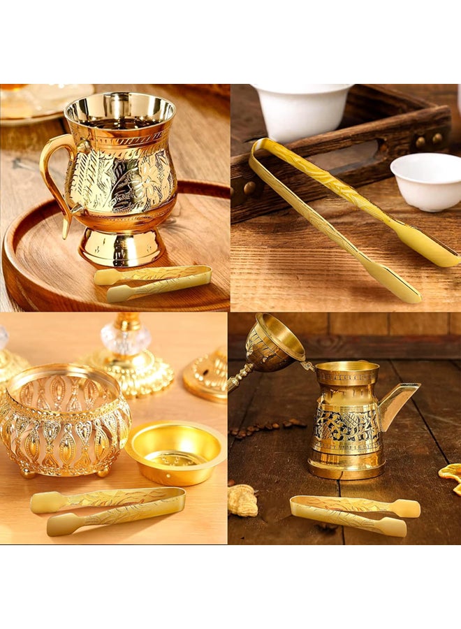 وانفان عبوتان من ملقط حارق البخور المعدني للعود، مصمم خصيصًا للتعامل مع البخور والعود (ذهبي) - Image 5