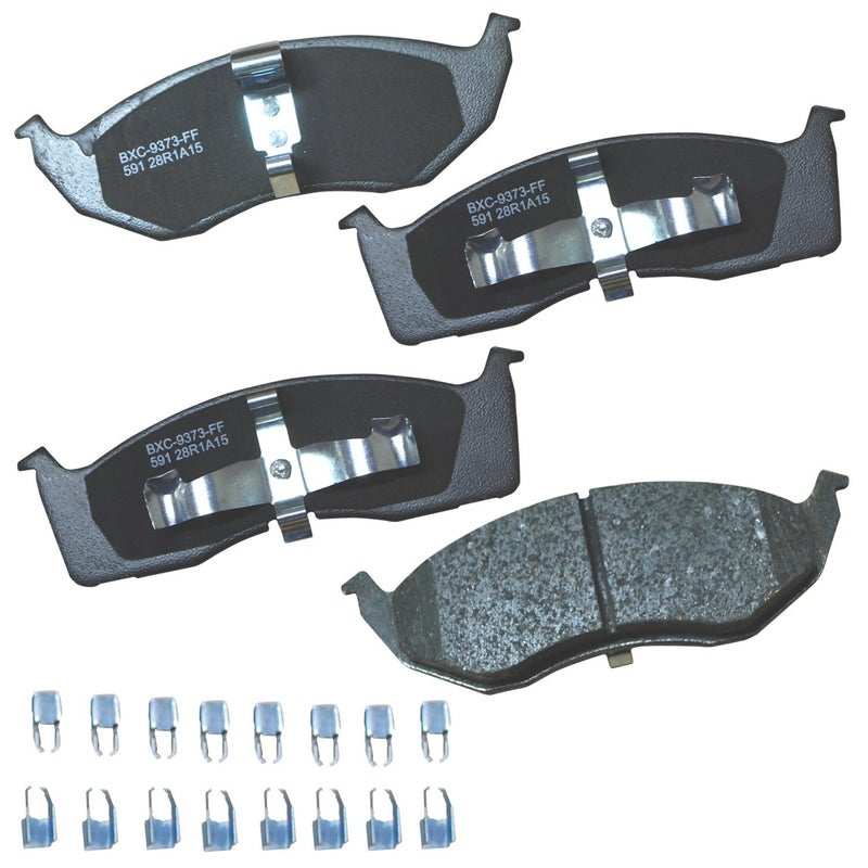 Bendix Premium SBC591 Ceramic Front Brake Pads for Select Models Chrysler Concorde  Grand Voyager  LHS  New Yorker  Town & Country  Dodge Caravan  Intrepid  Eagle Vision  Plymouth Prowler  Voyager - Image 1