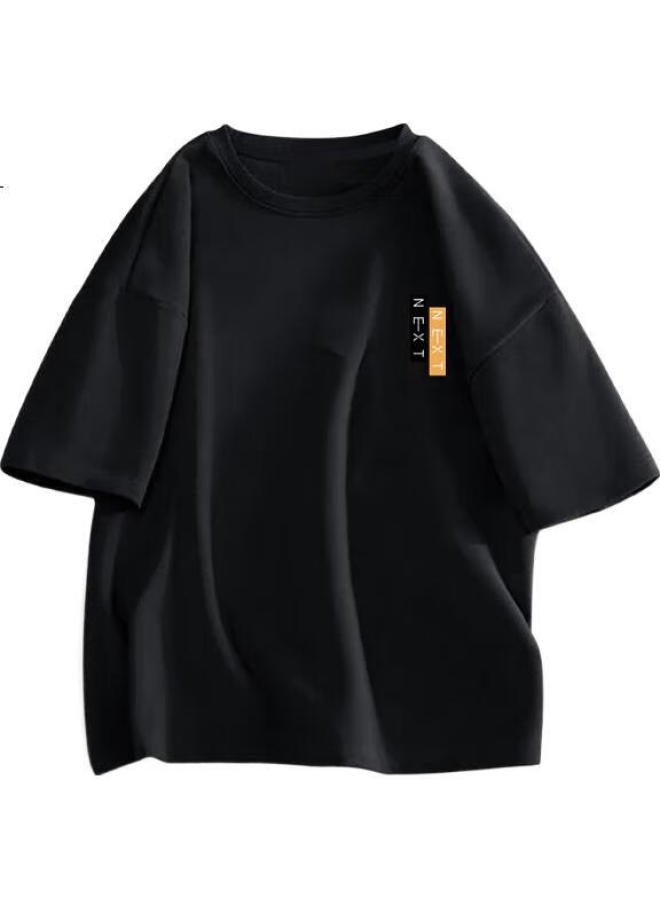 GENIOLAMODE Men'S Short Sleeve T-Shirt New Fashion Casual Printed Cotton Loose-Fit Half Sleeve Comfortable T-Shirt - Image 2