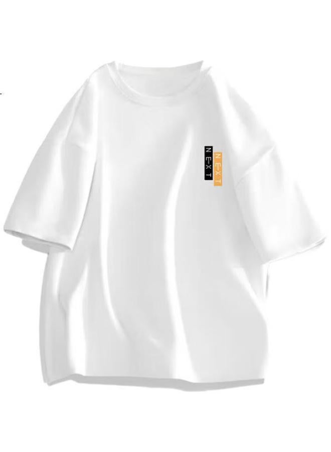 GENIOLAMODE Men'S Short Sleeve T-Shirt New Fashion Casual Printed Cotton Loose-Fit Half Sleeve Comfortable T-Shirt - Image 1