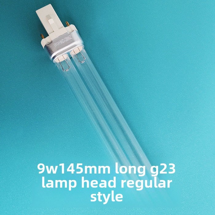 H-type ultraviolet disinfection lamp ultraviolet disinfection lamp sterilization quartz lamp kindergarten home appliance UV lamp(9W145mm long G23 lamp holder) - Image 1