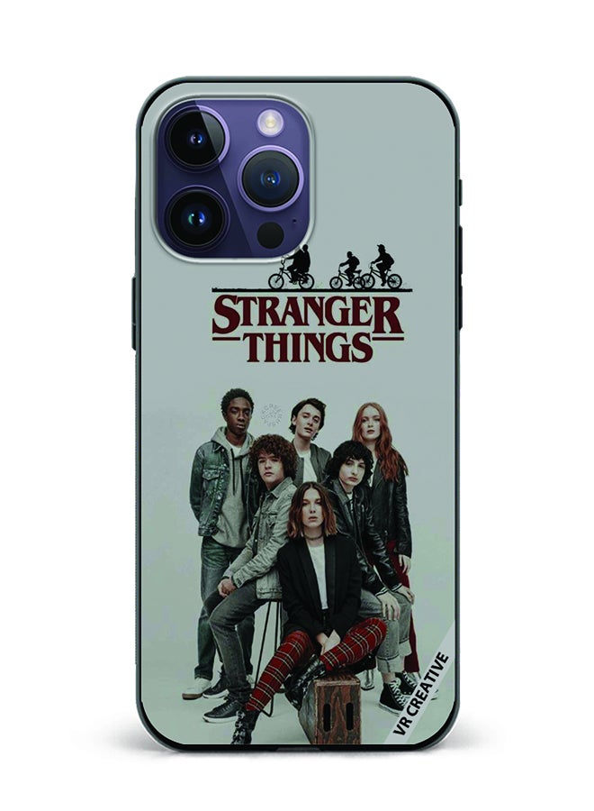 VR CREATIVE Protective Case Cover For Apple iPhone 15 Pro Strangers Thing Design Multicolour - Image 1