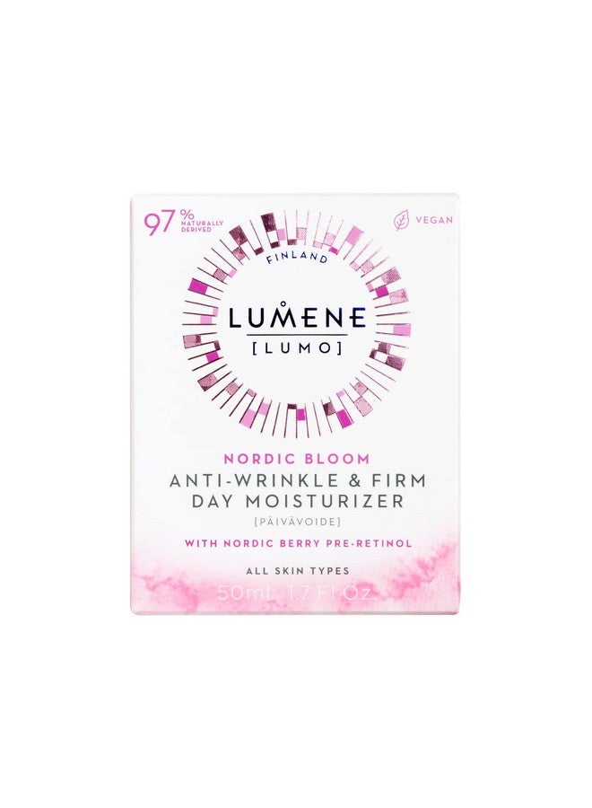 Lumene Nordic Bloom [Lumo] Anti-Wrinkle & Firm Day Moisturizer - Anti Aging Cream for Visibly Firm, Radiant & Smooth Skin - Formulated with Pre-Retinol Complex + Lingonberry Extract (1.7 oz) - Image 2
