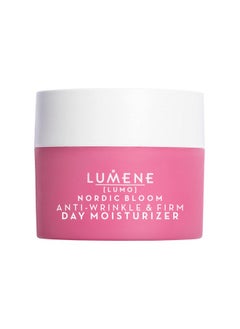 Lumene Lumene Nordic Bloom [Lumo] Anti-Wrinkle & Firm Day Moisturizer - Anti Aging Cream for Visibly Firm, Radiant & Smooth Skin - Formulated with Pre-Retinol Complex + Lingonberry Extract (1.7 oz)  - Image 1