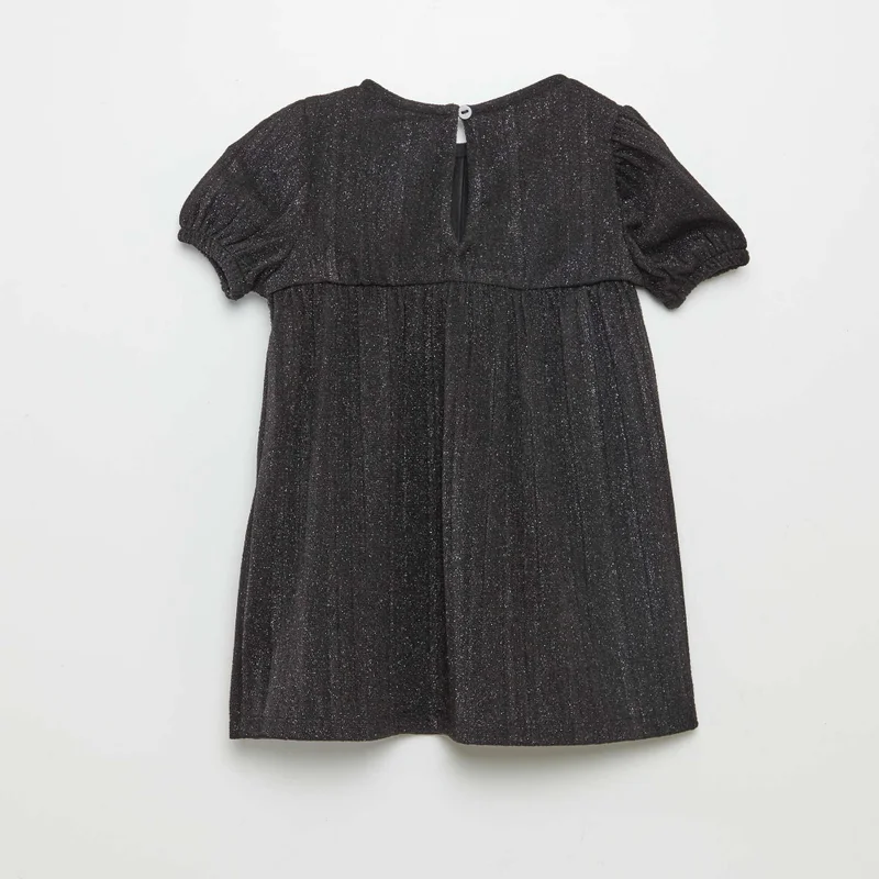 Kiabi Short Stretch Knit Dress Black