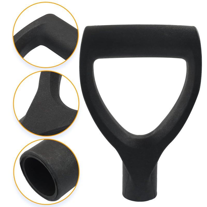 Moicstiy Shovel D Grip Handle, 28mm Inner Diameter Plastic Spade Handle for Digging Raking Tools - Image 4