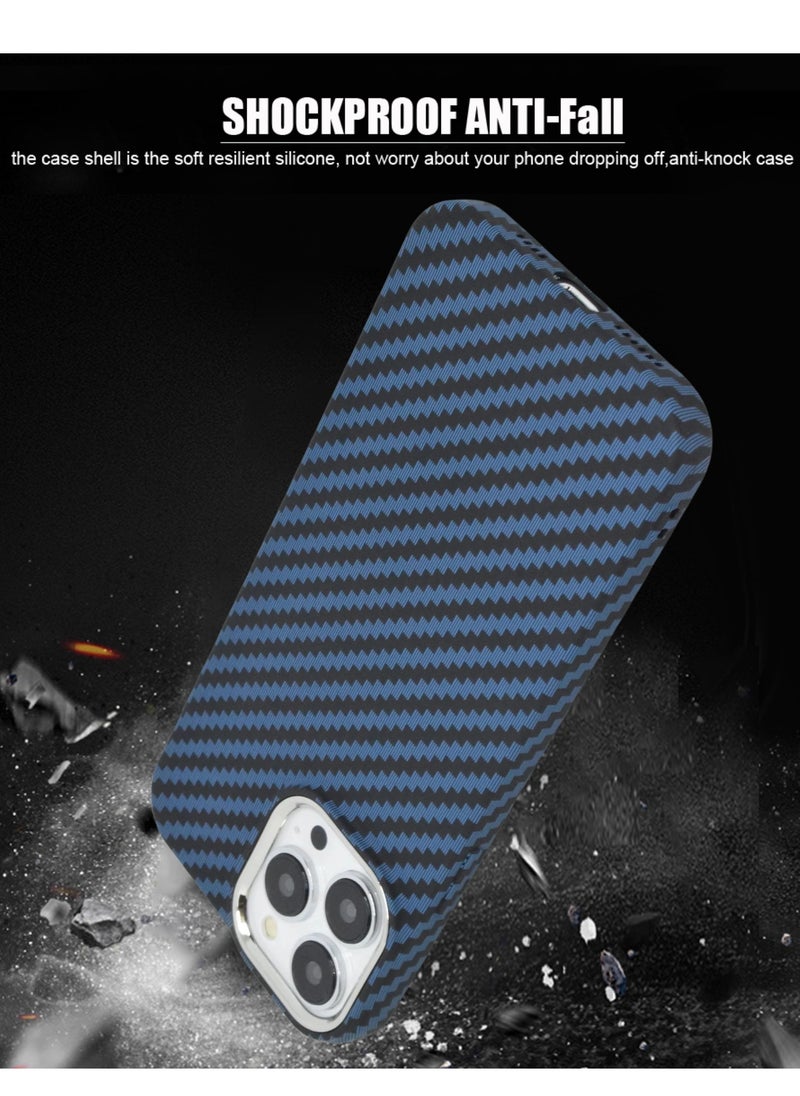 Houmt - iPhone 13 Pro Max Protective Case Cover 6.7 inch Carbon Fiber Slim Thin - Image 1