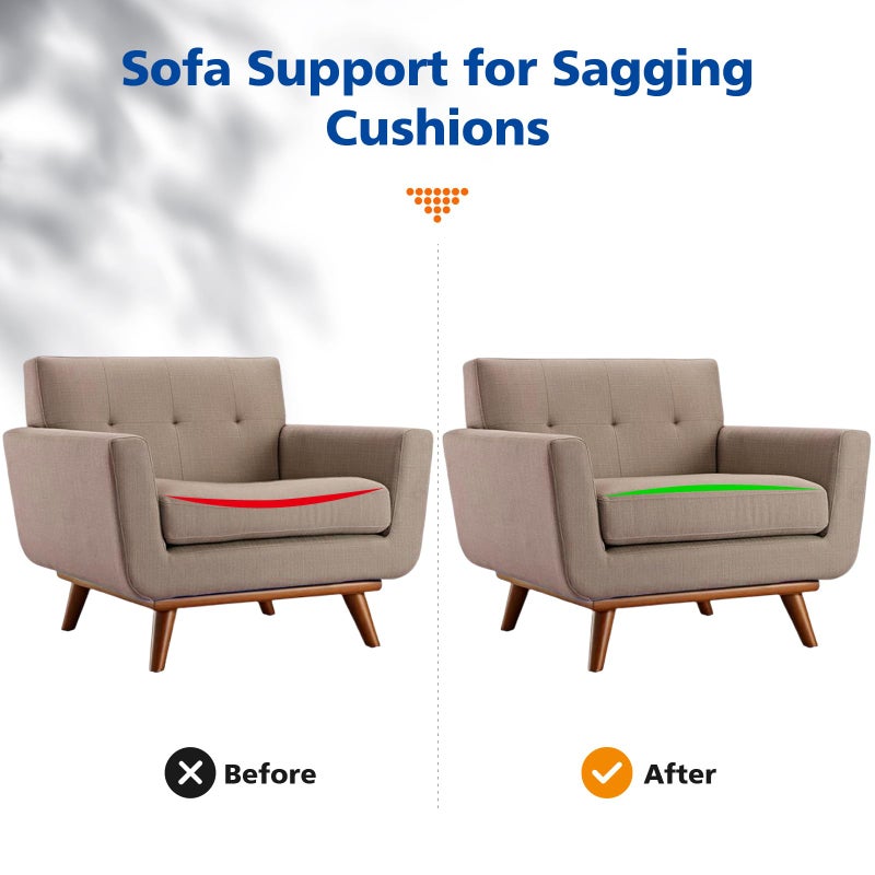 RA RUNNING ALIEN Couch Cushions Support for Sagging Seat -20"X 20"Curved Foam Sofa Cushion Support Board,Grey Couch Supporterfor Under The Cushions,Set of 3 - Image 5