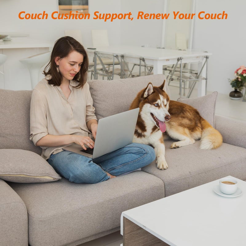RA RUNNING ALIEN Couch Cushions Support for Sagging Seat -20"X 20"Curved Foam Sofa Cushion Support Board,Grey Couch Supporterfor Under The Cushions,Set of 3 - Image 2