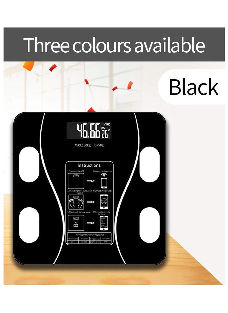 Iscale - Weight Scale With Bluetooth,Wireless Scale for Body Weight, Body Composition Analyzer with Smartphone App for 14 Key Body Indicators(BMI/Weight/Body Fat/Resting Heart Rate) - Image 1