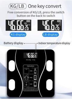 Iscale Weight Scale With Bluetooth,Wireless Scale for Body Weight, Body Composition Analyzer with Smartphone App for 14 Key Body Indicators(BMI/Weight/Body Fat/Resting Heart Rate)  - Image 3