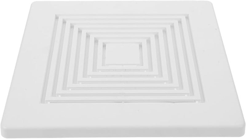 غطاء مروحة التهوية المربعة 12 × 12 بوصة، شبكة عادم الحمام، غطاء السقف المستخرج، بديل عالمي - Image 2