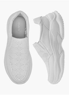 Celeste Women's Cutout Detail Slip-On Sneakers with Chunky Sole  - Image 1