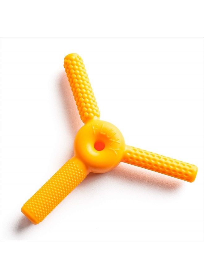 Special Supplies FLUXY Oral Motor Tool Therapy Sensory Motor Aid with 3 Unique Textures Orange - Image 1