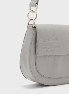 Ted Baker Grey Daliai Branded Webbing Satchel Cross-Body Bag