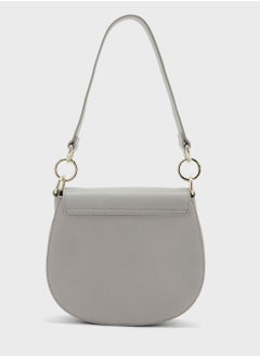 Ted Baker Grey Daliai Branded Webbing Satchel Cross-Body Bag