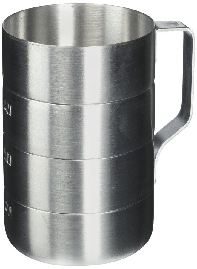 Crestware 1-Quart Aluminum Dry Measures - Image 1