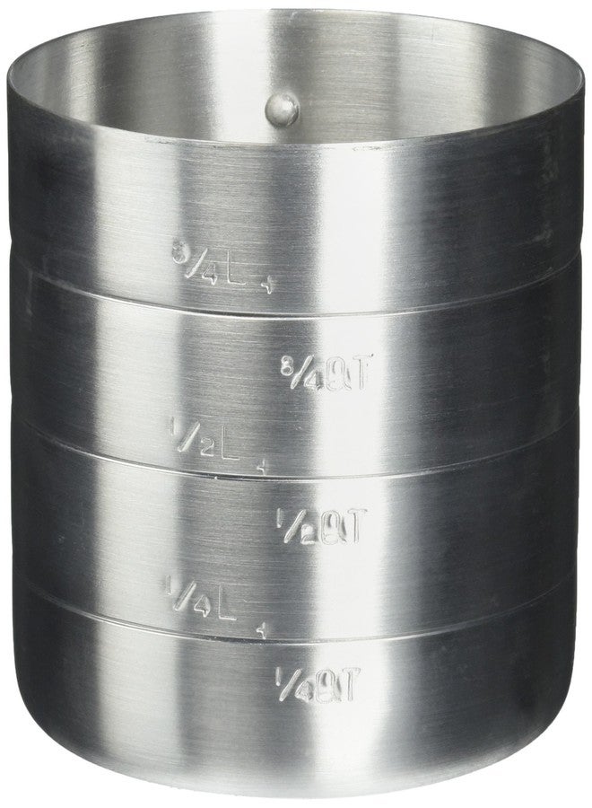 Crestware 1-Quart Aluminum Dry Measures - Image 4