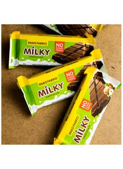 Snaq Fabriq Milky Chocolate Bar with Milk Chocolate and Hazelnuts 12x55g  - Image 5