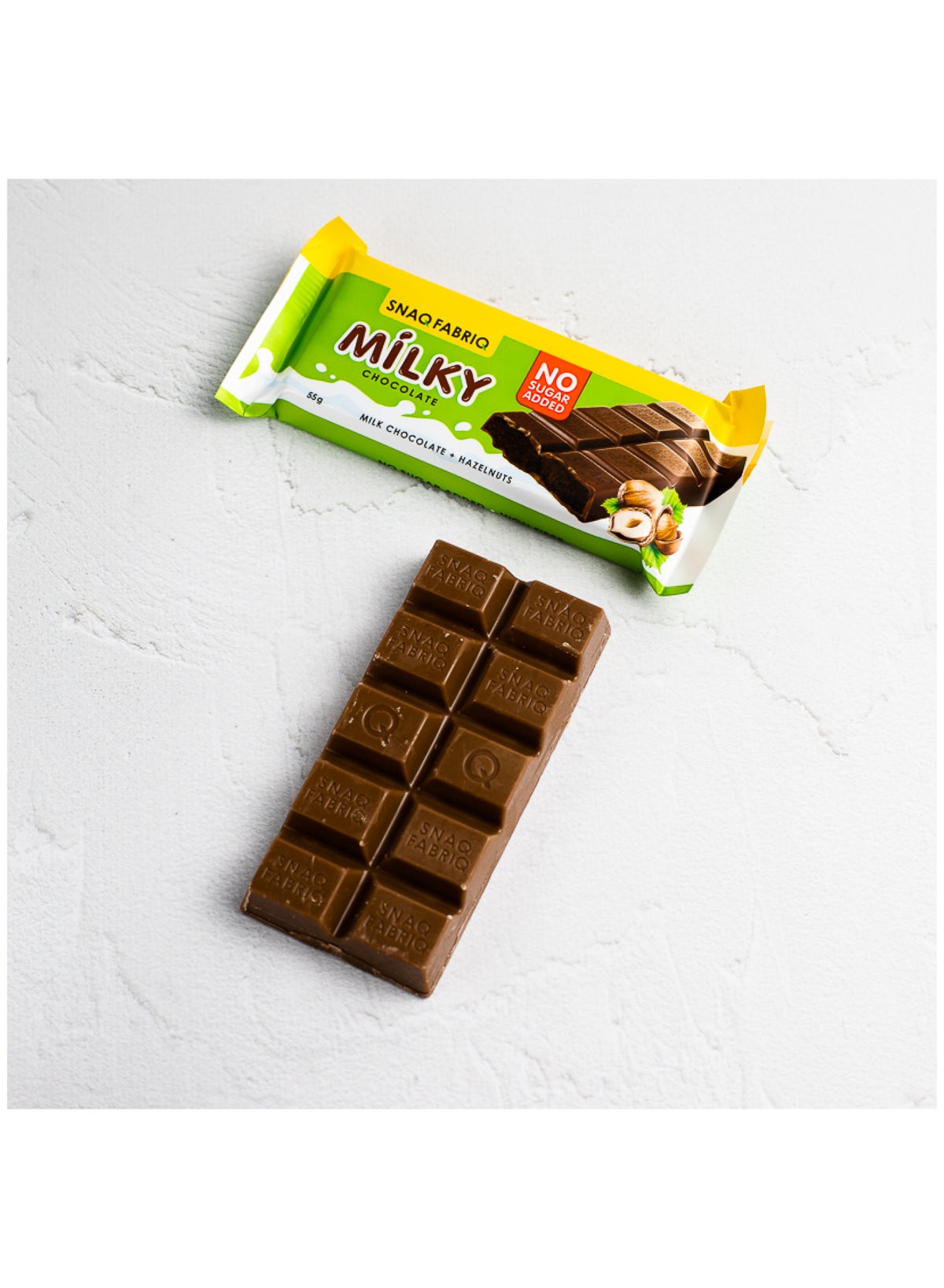 Milky Chocolate Bar With Milk Chocolate And Hazelnuts 12X55G