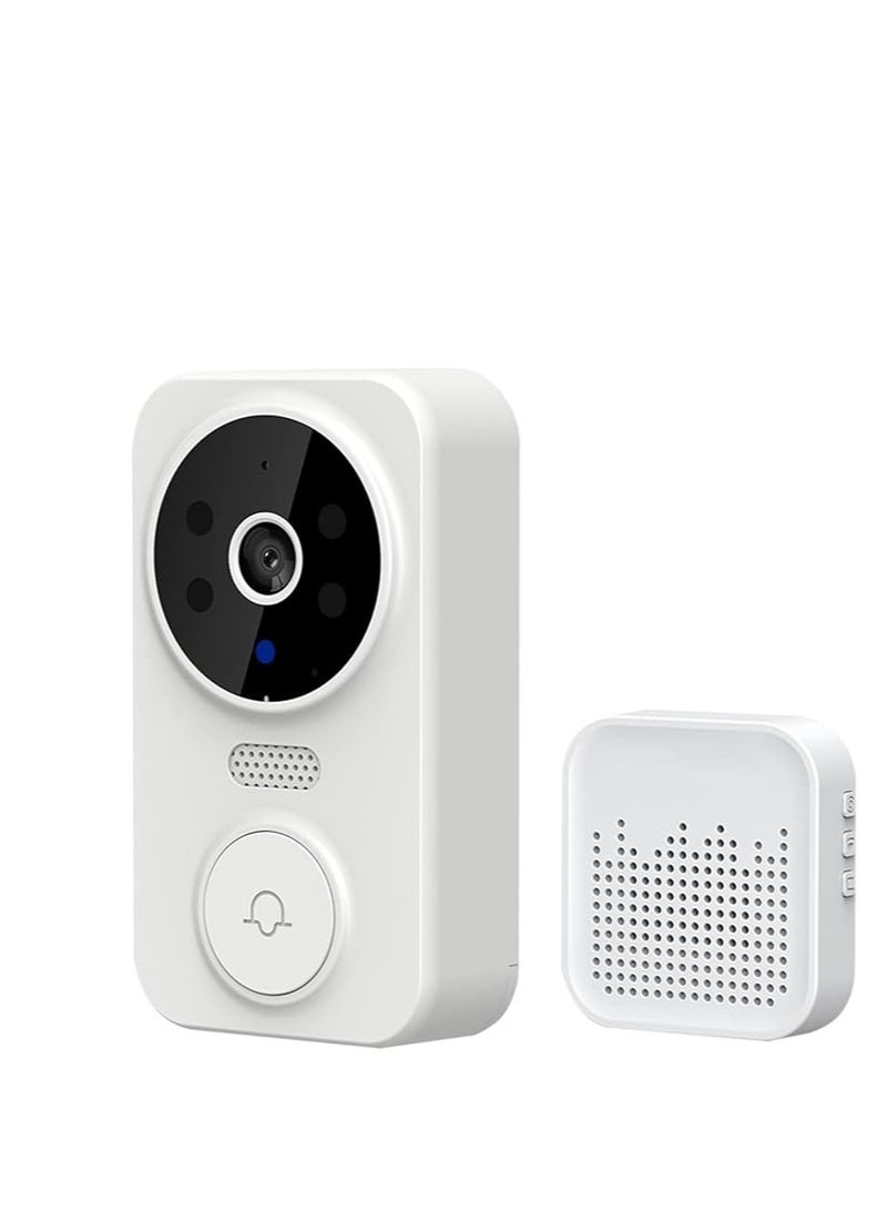 SYOSI Wireless Doorbells for Home, Smart Doorbell Wireless Remote Video Doorbell with Chime, Night Vision, Easy Install for Home, Home Intercom HD Wide Angle View Security Doorbell Lightning Deals  - Image 2