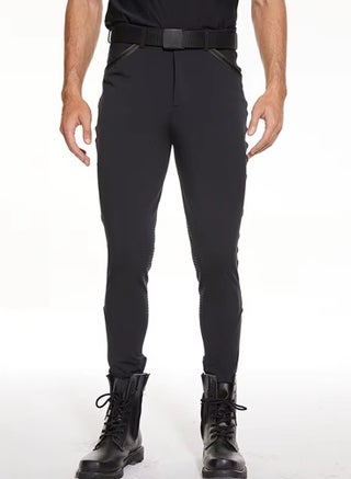 Men Horse Riding Pants Knee Grip Equestrain Breeches Clothes Silicone Leggings Horseback Riding Tights - view 5