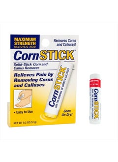 CornStick Maximum Strength Salicylic Acid Solid-Stick Corn and Callus Remover 0.2 Oz  - Image 1