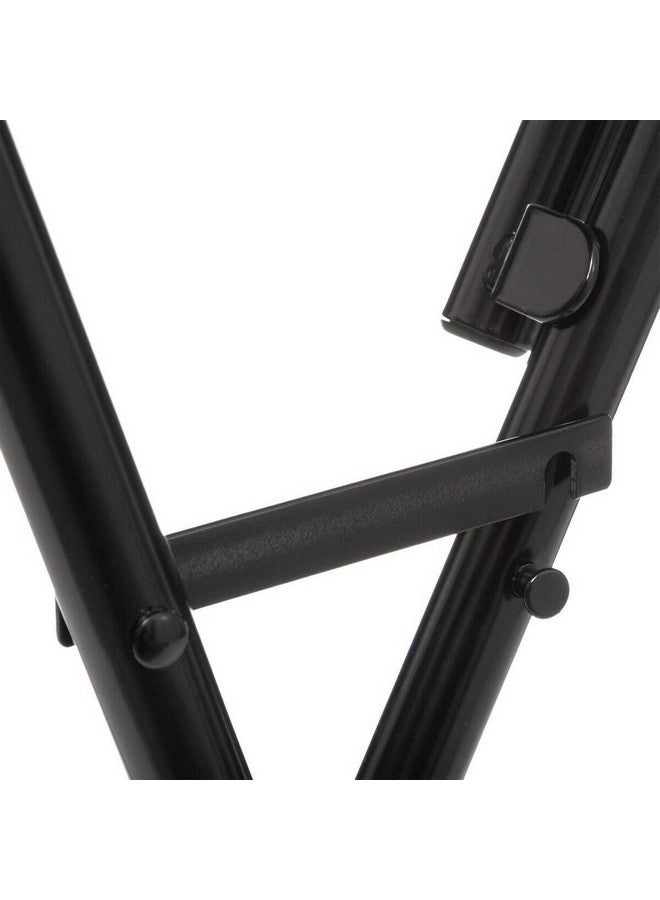 Five Simply Smart 2-Seater MDF and Metal Folding Table Black 76 x 60 x 60 cm 114264A - Image 3