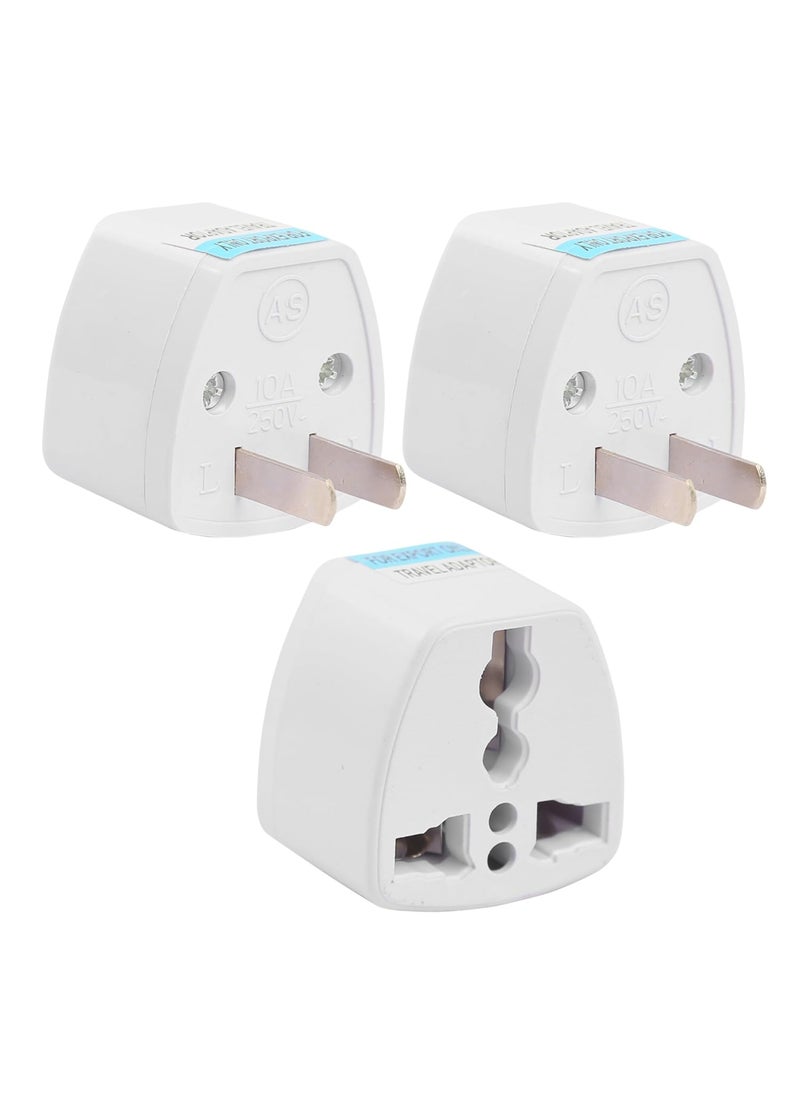 HI PLASST PINS N PLUGS HiPLASST 3pcs TypeA US Converter Plug India to USA Universal Travel Adapter for USA Canada Mexico Brazil Philippines Cuba Thailand Taiwan Japan Panama etc  - Image 1