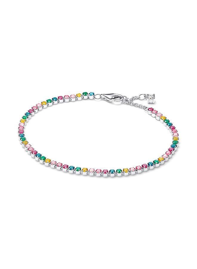 PANDORA Rainbow Tennis Bracelet - Image 1