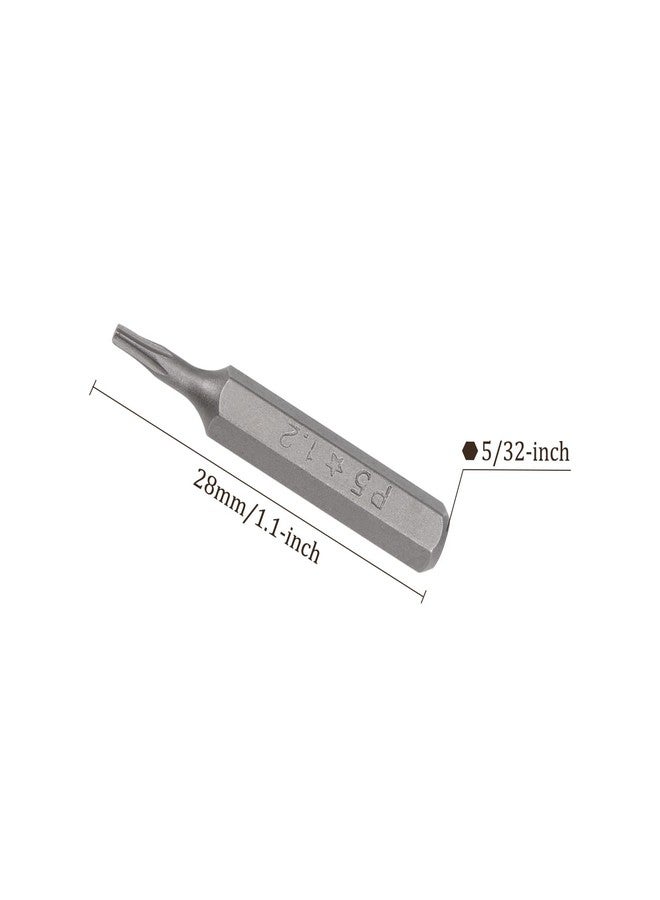 Kozelo 3pcs Star Bit - [1.1 Inch x H5/32 x P5/1.2mm] Hex Shank Torx Screw Driver Batch Head for Socket Screwdriver Handle Use - Image 3