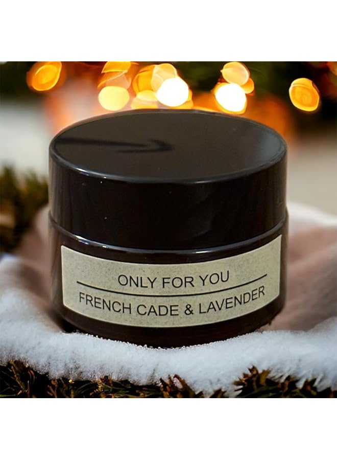 The Bros Aromatherapy Frangrant Embrace Scented Candle Infused with French Cade & Lavender - Image 2