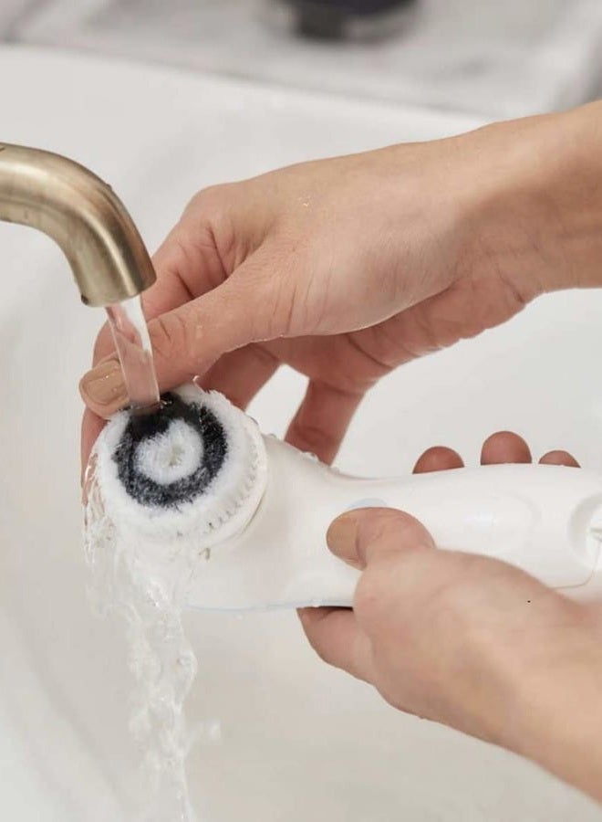 Vanity Planet Brush Head Exfoliating - Ultimate Skin Spa and Glowspin Compatible Quick Drying Bristles - Image 3