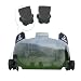 DUTYBOD Football Visor Clear Football Helmet Visor Football Shield Fits Youth and Adult Football Helmets Clear Black - Image 2