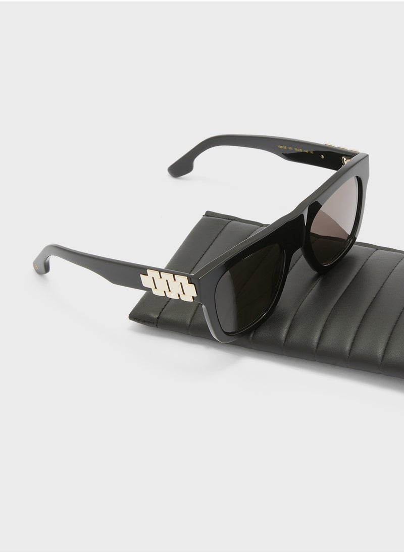Victoria Beckham Modified Rectangle Sunglasses  - Image 5