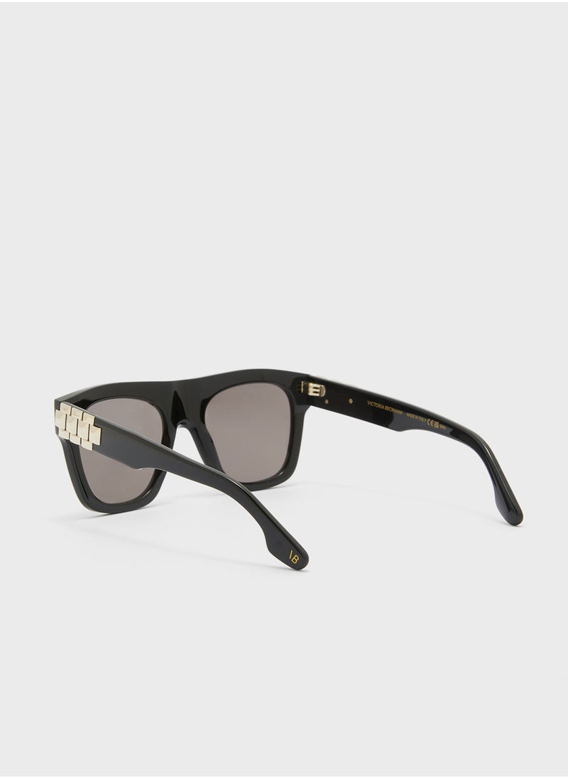 Victoria Beckham Modified Rectangle Sunglasses  - Image 3