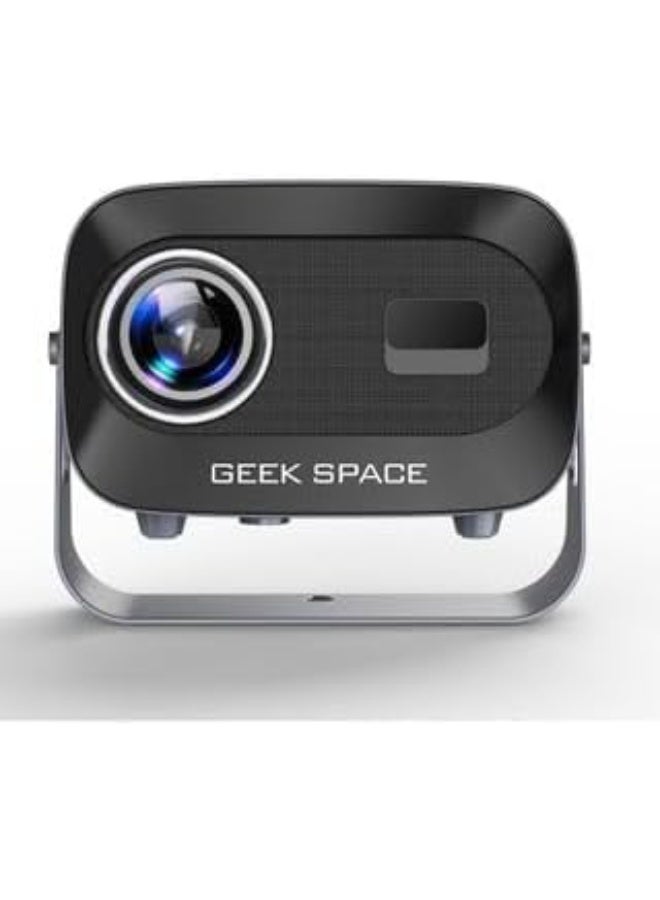 Geek Space A10 Plus Portable Projector, 4K, 720P Native Resolution, Android 11 OS, Dual Band WiFi, 200 ANSI Lumens, Auto Keystone Correction - Image 4