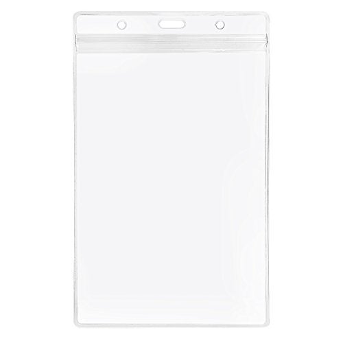 LGEGE 24 PCS Transparent Extra Large 6.5x4.5" Badge Holders for Passport ID,Cash,Plane Ticket, Receipts,Credit Card, etc - Image 4