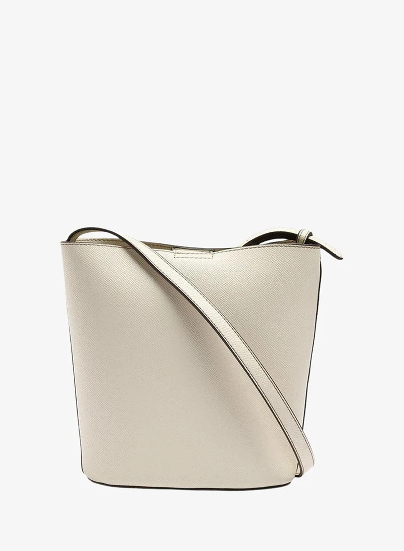 Crossbody Bag With Texture And Removable Pouch