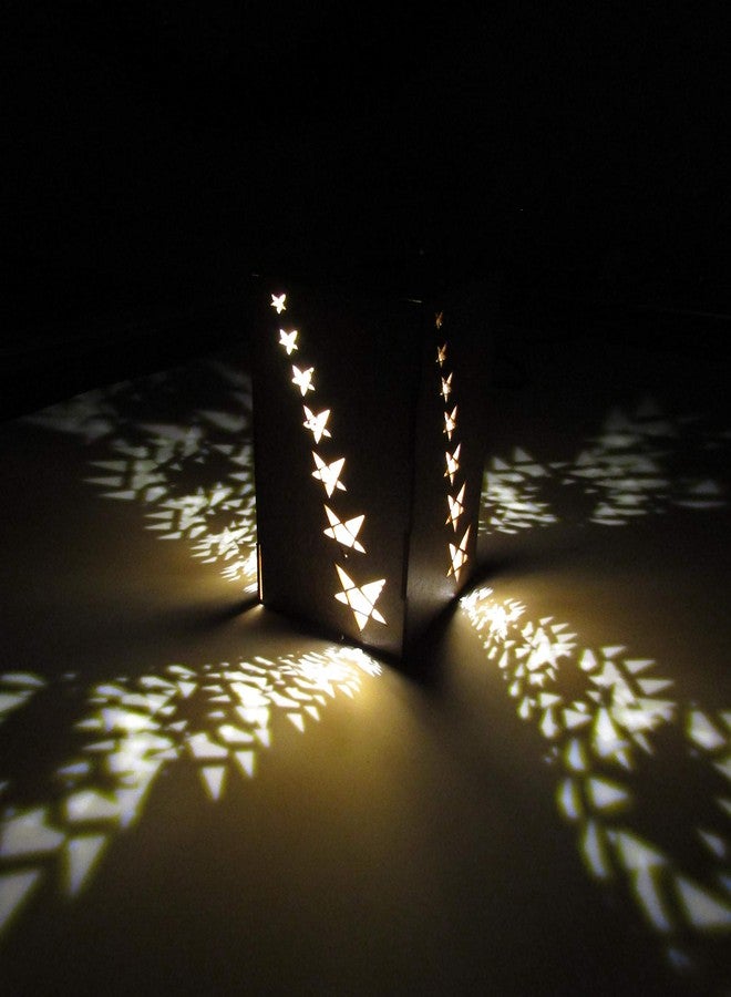 Create Art Design Home Decoration Wooden LED Lamp Light (White) - Image 5
