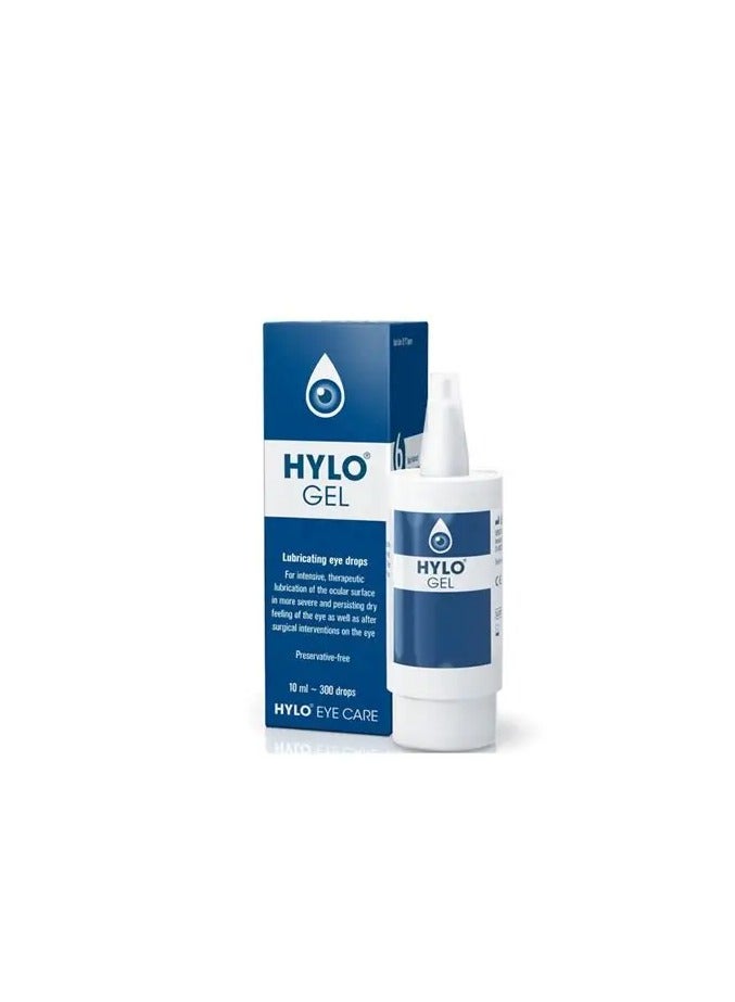 Hylo-Gel, Drops, Eye Lubricant, Reduce Eye Dryness - 10 Ml