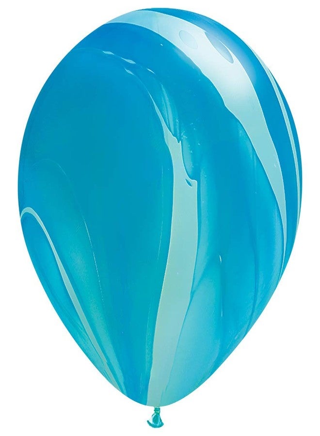 Qualatex Rainbow SuperAgate Assortment Biodegradable Latex Balloons, 11-Inches (10-Units) - Image 3