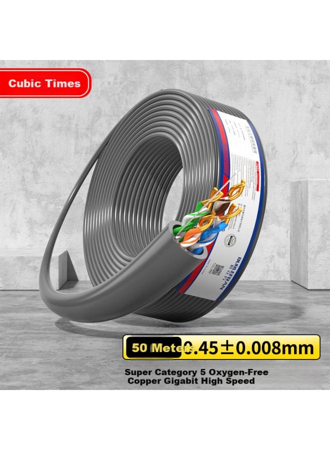 Burlefran Cat5e Unshielded Twisted Pair Ethernet Cable 50m C5050a1 - Image 1