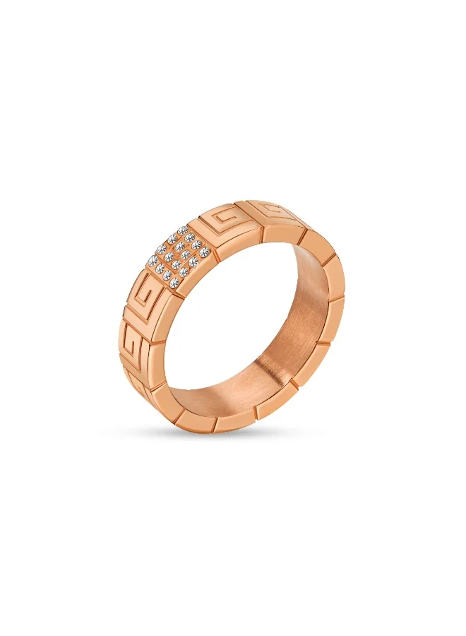 Guy Laroche Guy Laroche Audrey Rose Gold Finger Ring for Women