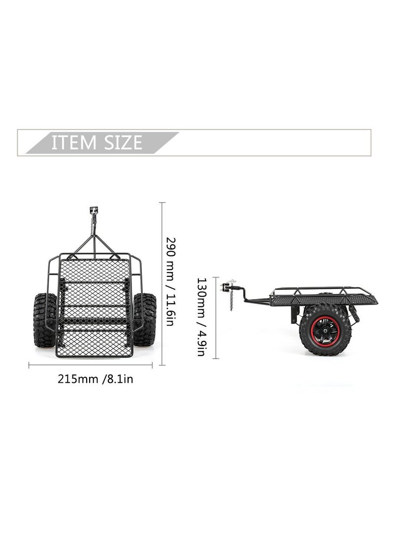 Generic - Trailer Car Hopper Trail for 1/10 Traxxas HSP Redcat RC4WD Tamiya Axial SCX10 D90 HPI RC Crawler Car DIY - Image 1